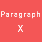 Paragraph X