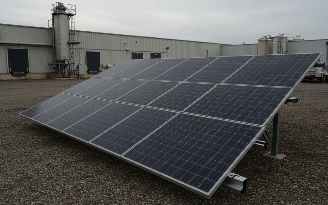 Class K – Stand-alone solar equipment on commercial property