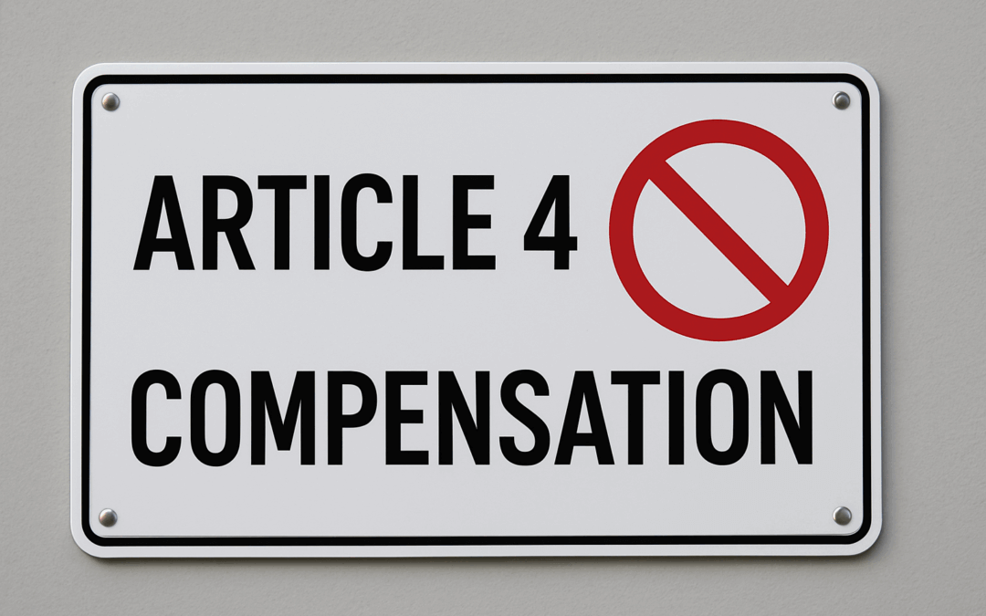 Article 4 Compensation – when can you claim?