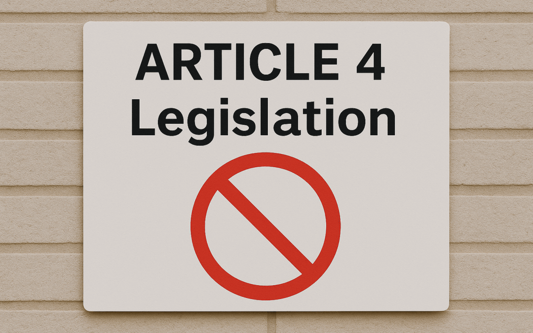 Article 4 directions – Legislation