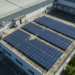 solar panels on a commercial property