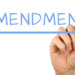 Non-material amendment